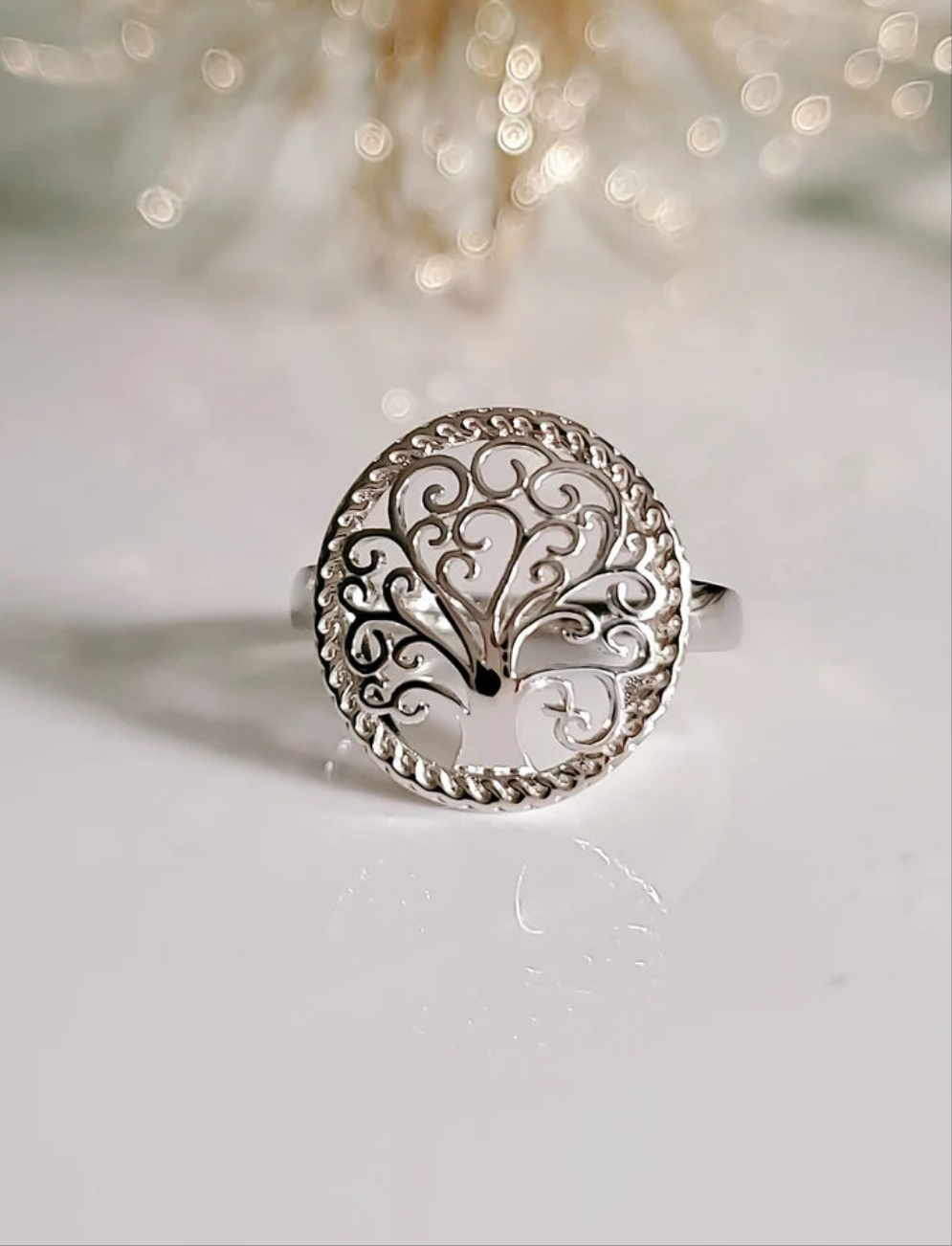 Sterling Silver Tree of Life Ring