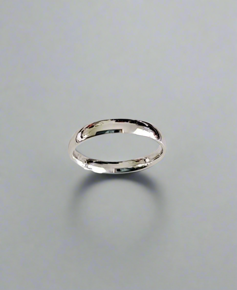 Sterling Silver 3mm Classy Band Ring