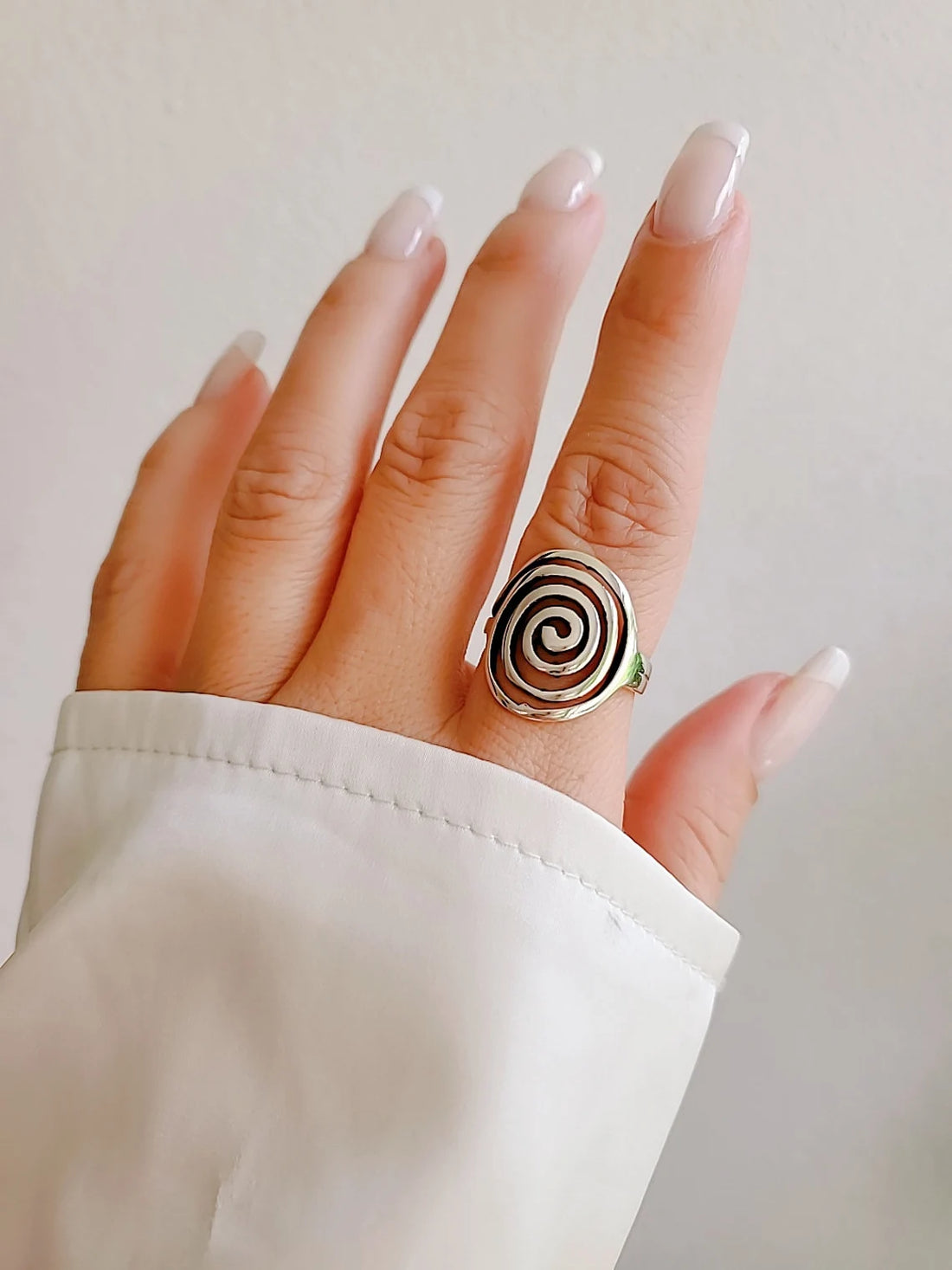 Sterling Silver Spiral Ring