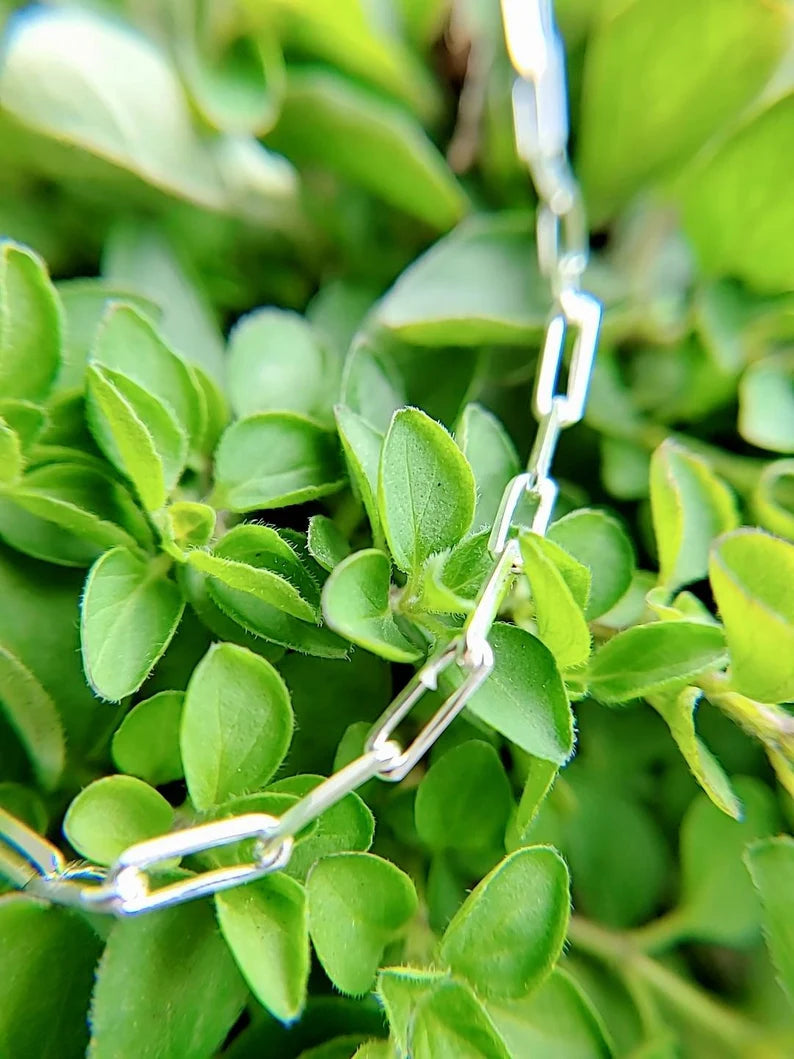 Sterling Silver Paper Clip Chain