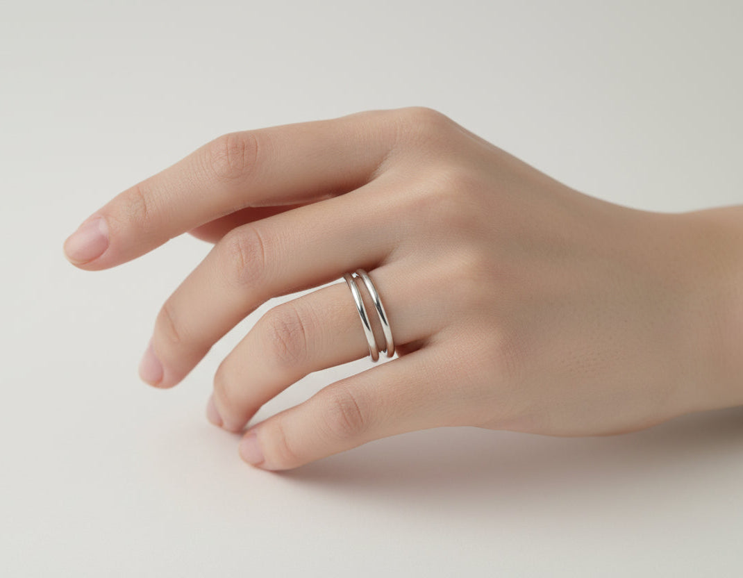 Sterling Silver 2mm Band Ring