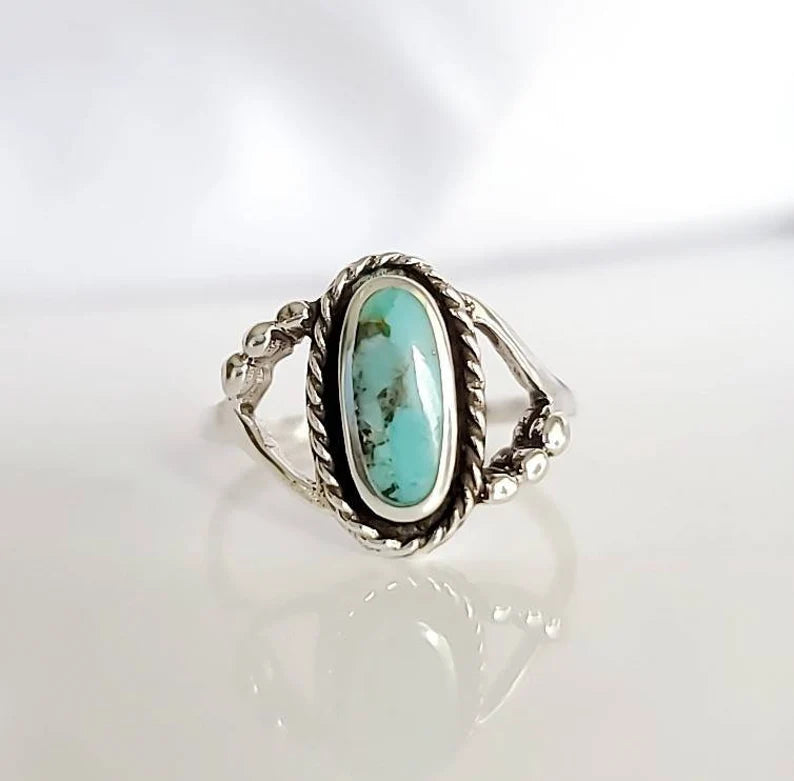 Turquoise Sterling Silver Women Ring