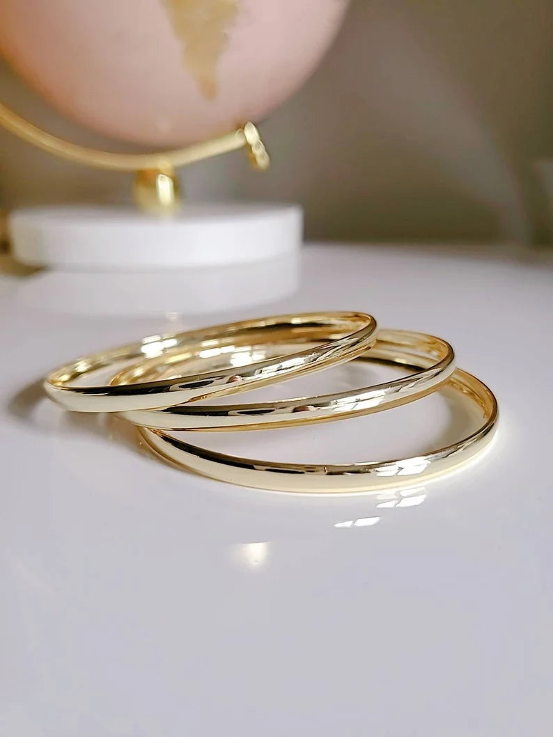 Stack Gold Cuff Bangle Bracelet