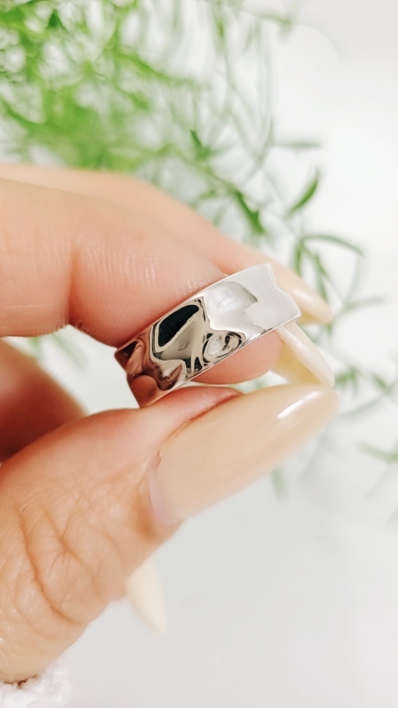 Sterling Silver Unique Style Thumb Band Ring