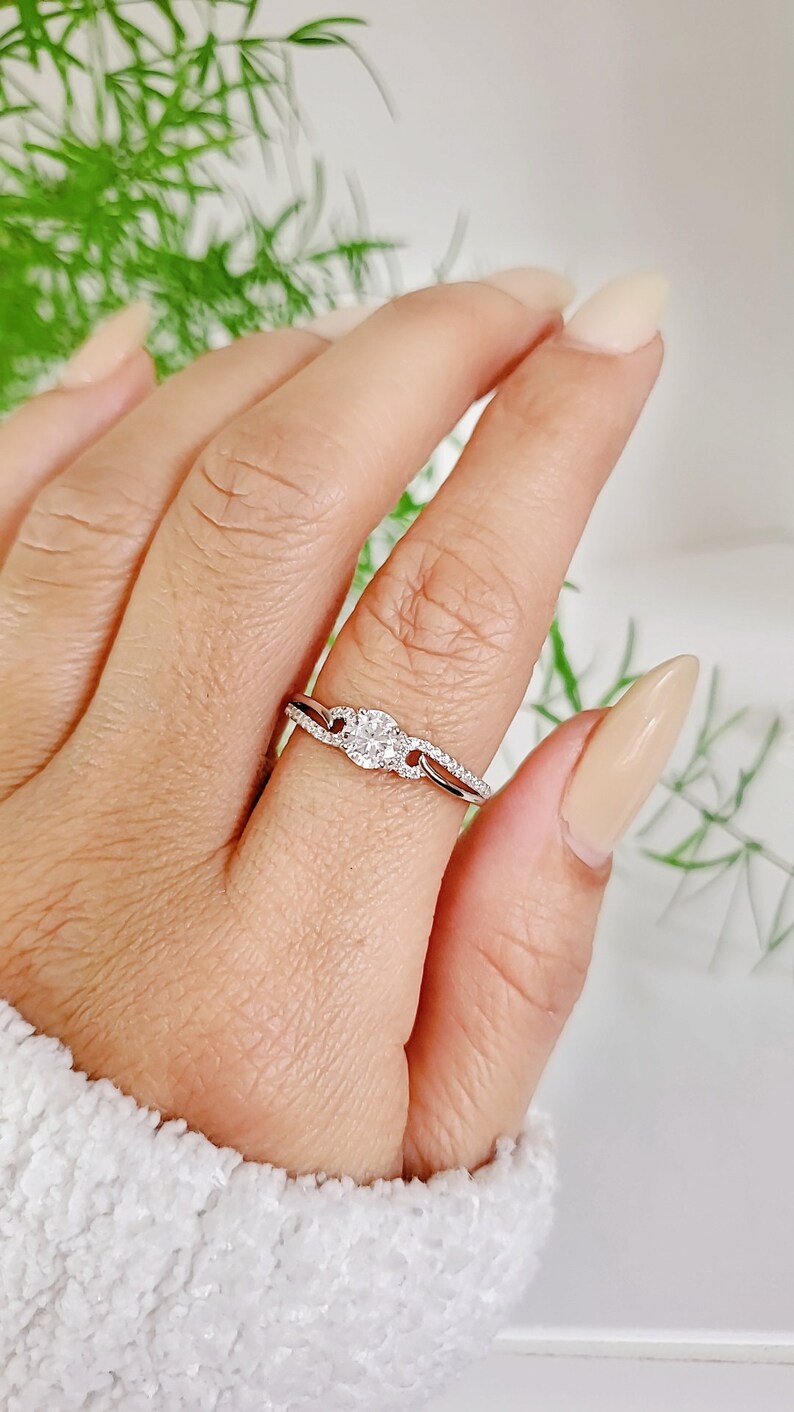 Sterling Silver Brides Sterling Silver Engagement Ring