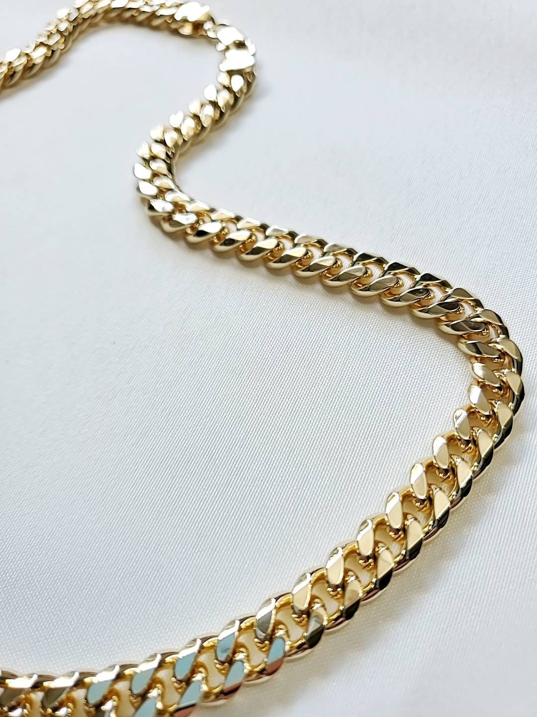 Gold Cuban Statement Chain