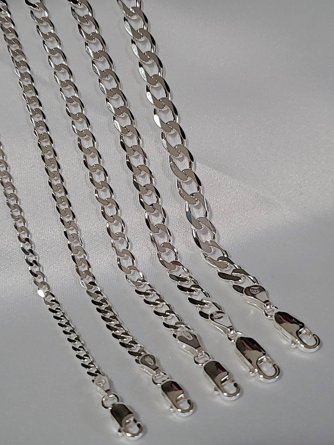 Sterling Silver Italian Curb Chain