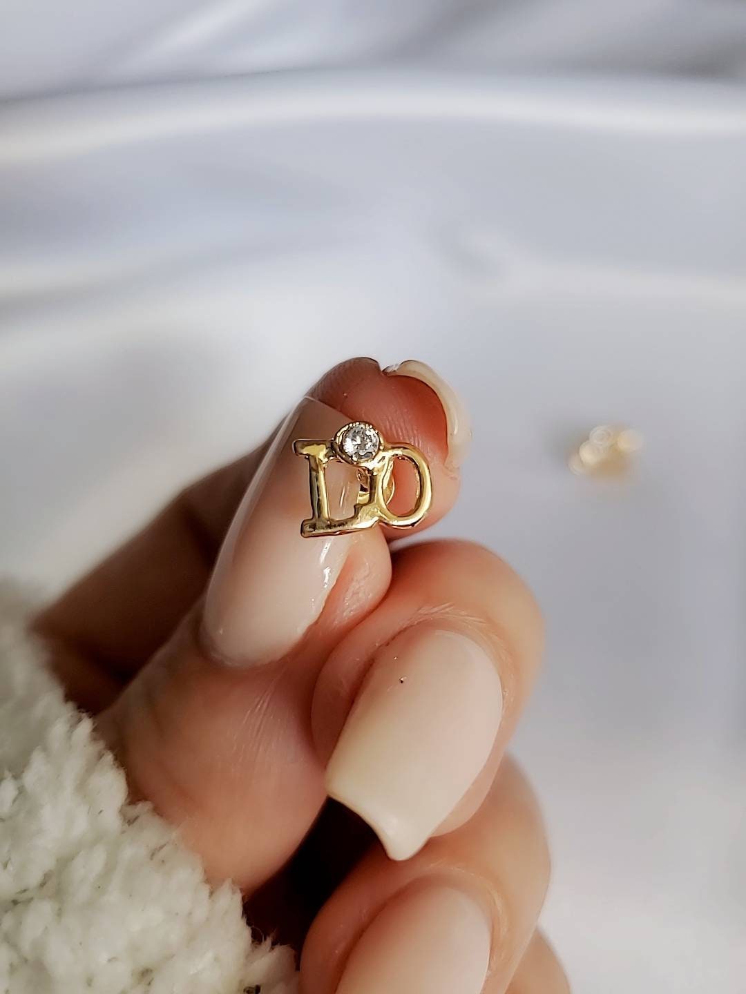 Dainty Love Gold Studs