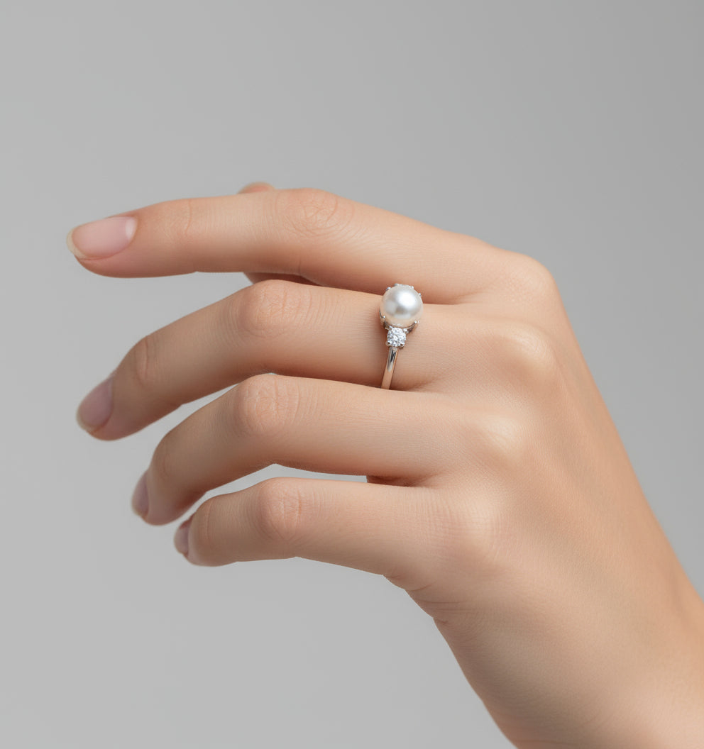 Fresh Water Pearl Sterling Silver Ring