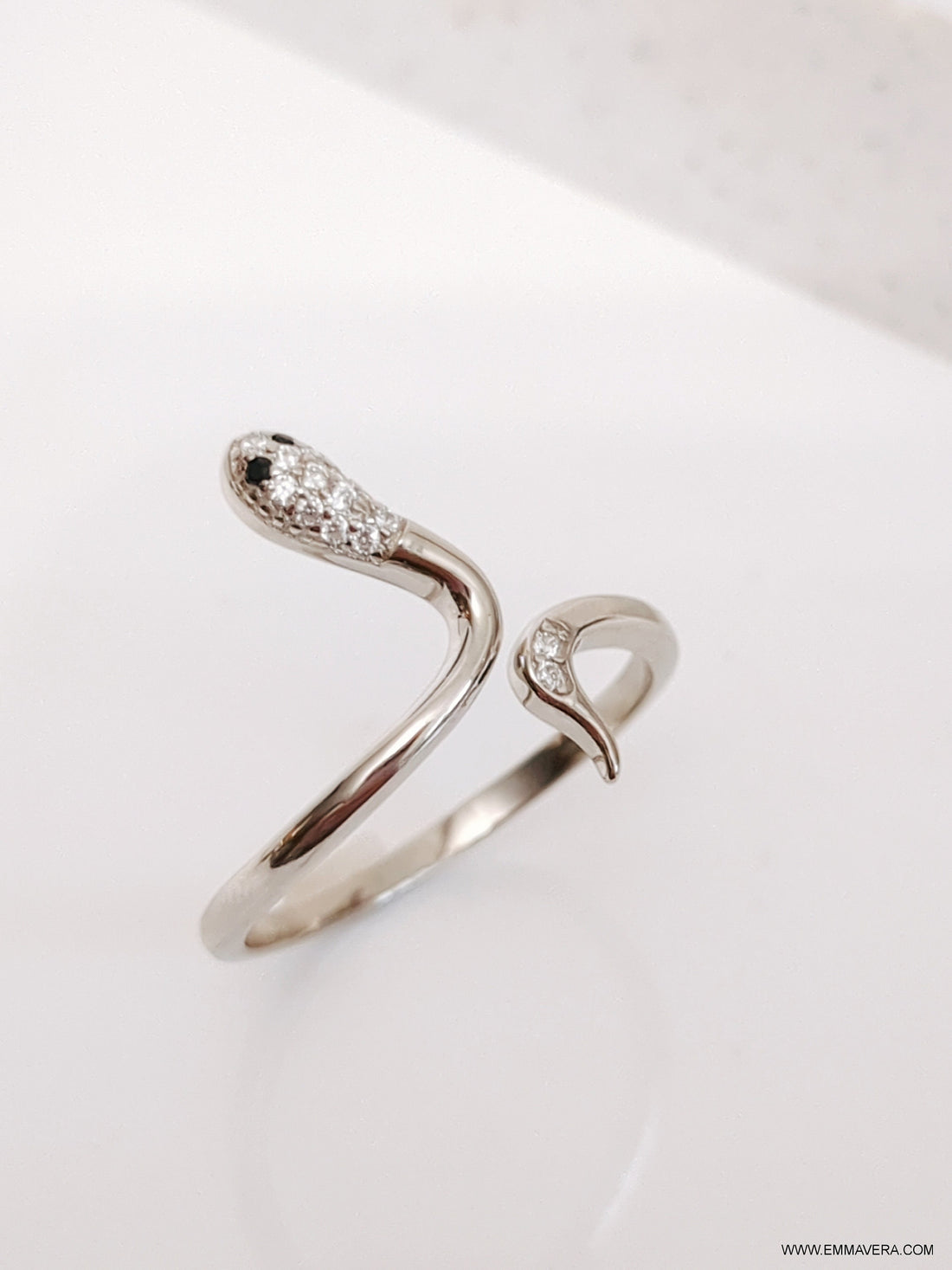 Dainty Sneak Sterling Silver Ring