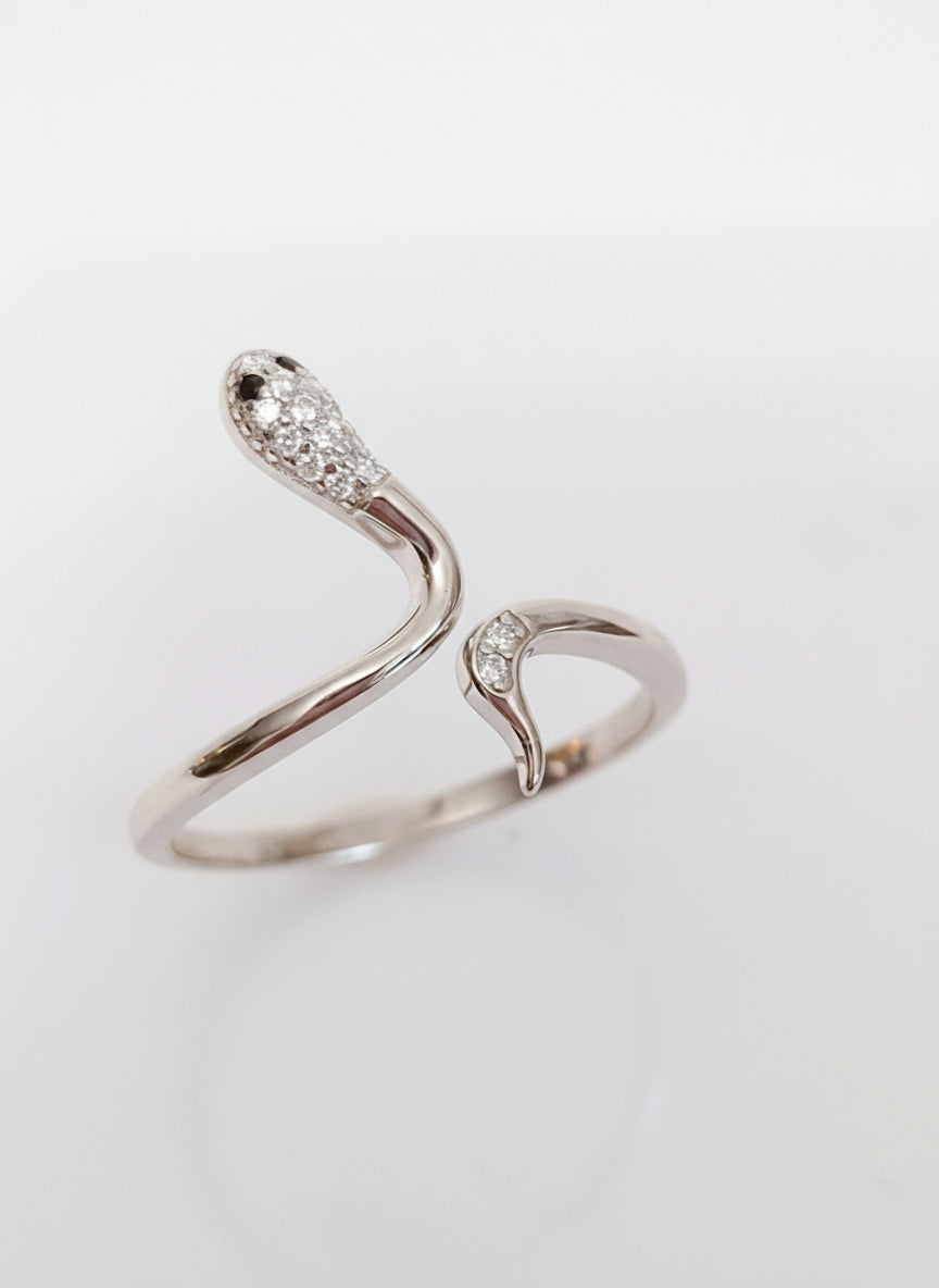 Sterling Silver Snake Ring
