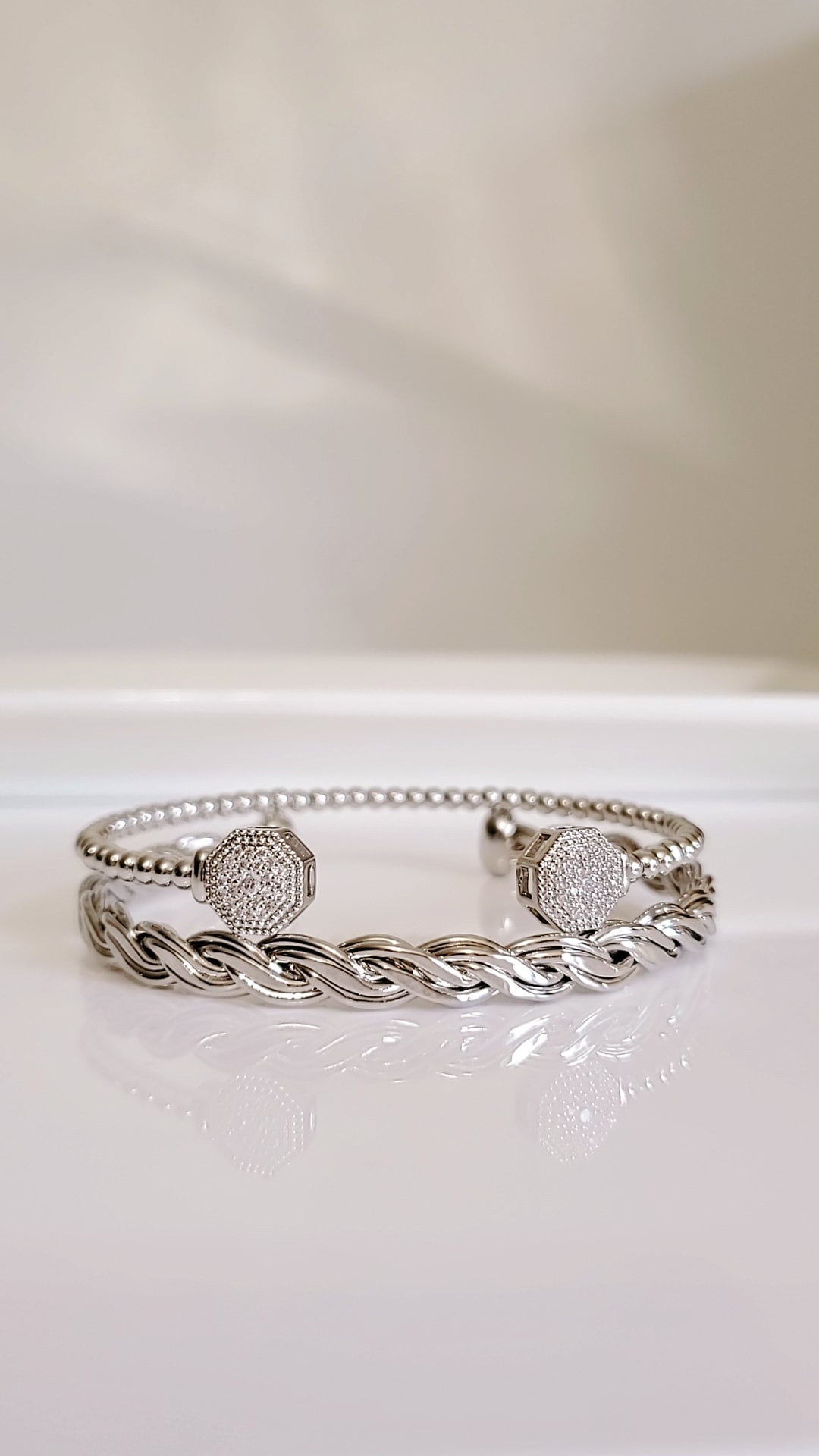 Minimalist Dainty Silver Bracelet