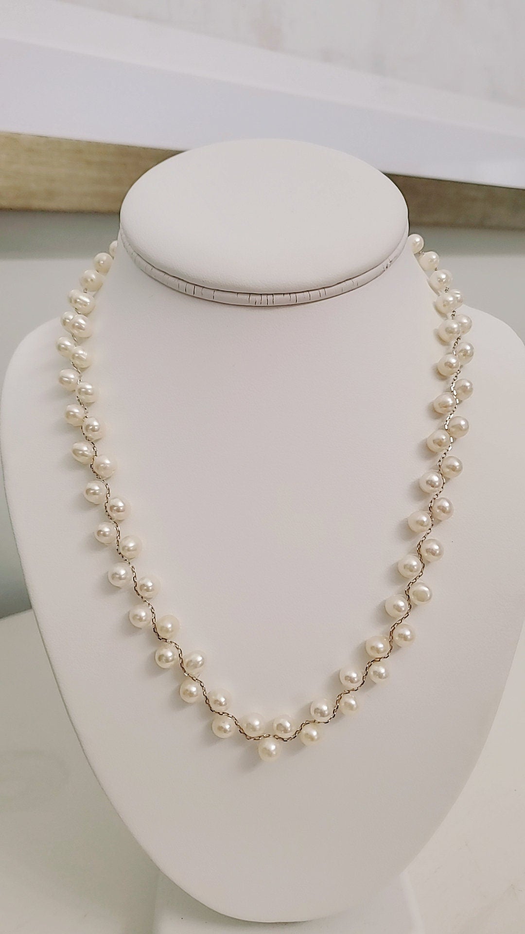 Sterling Silver Freshwater Pearl Necklace