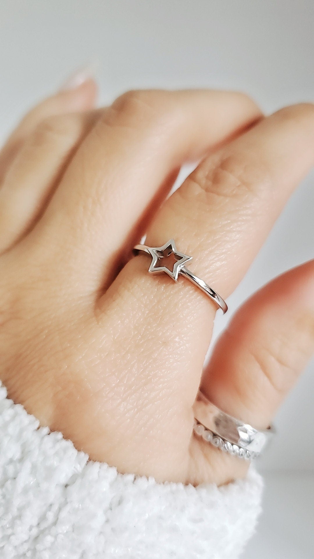 Sterling Silver Shooting Star Ring