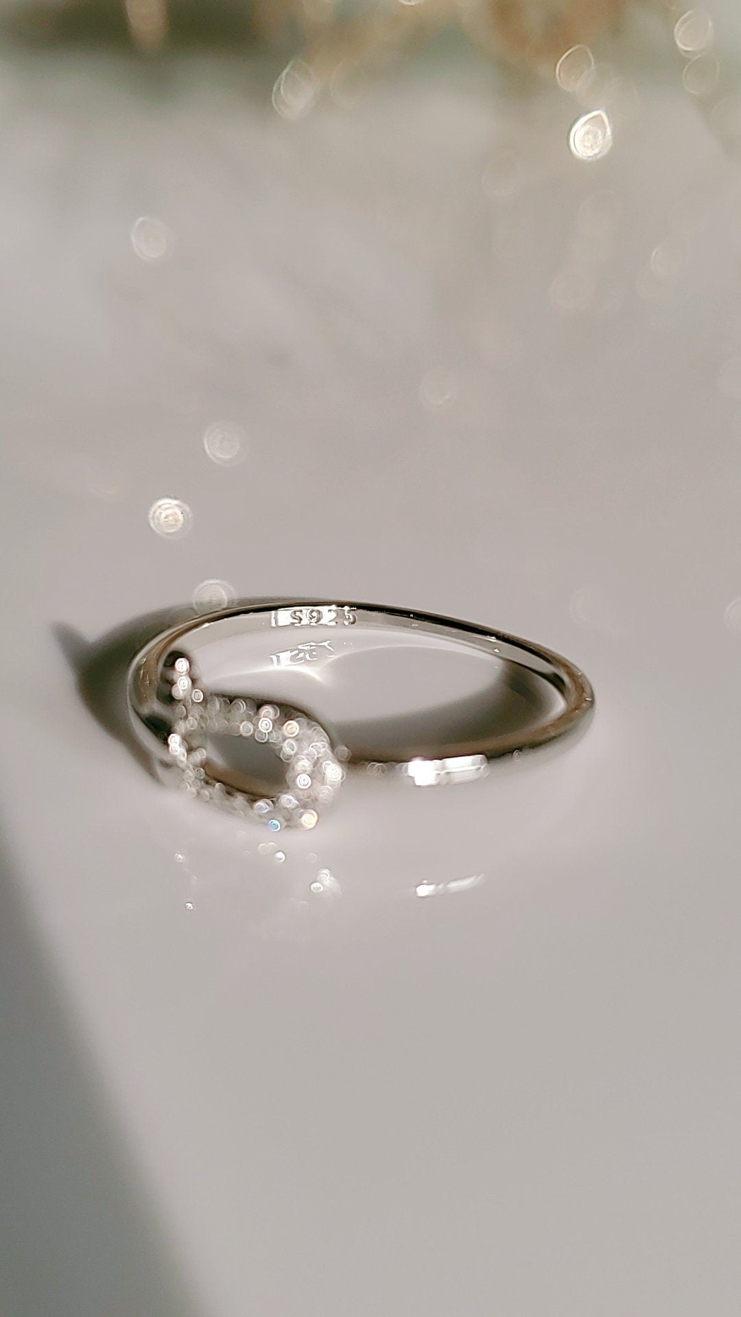 Minimalist Belt Buckle Dainty Ring