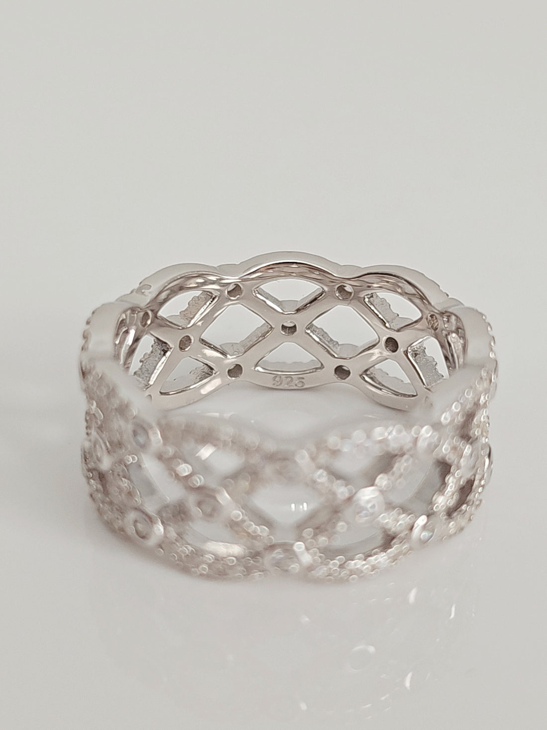 Sterling Silver Statement Wide Band Ring