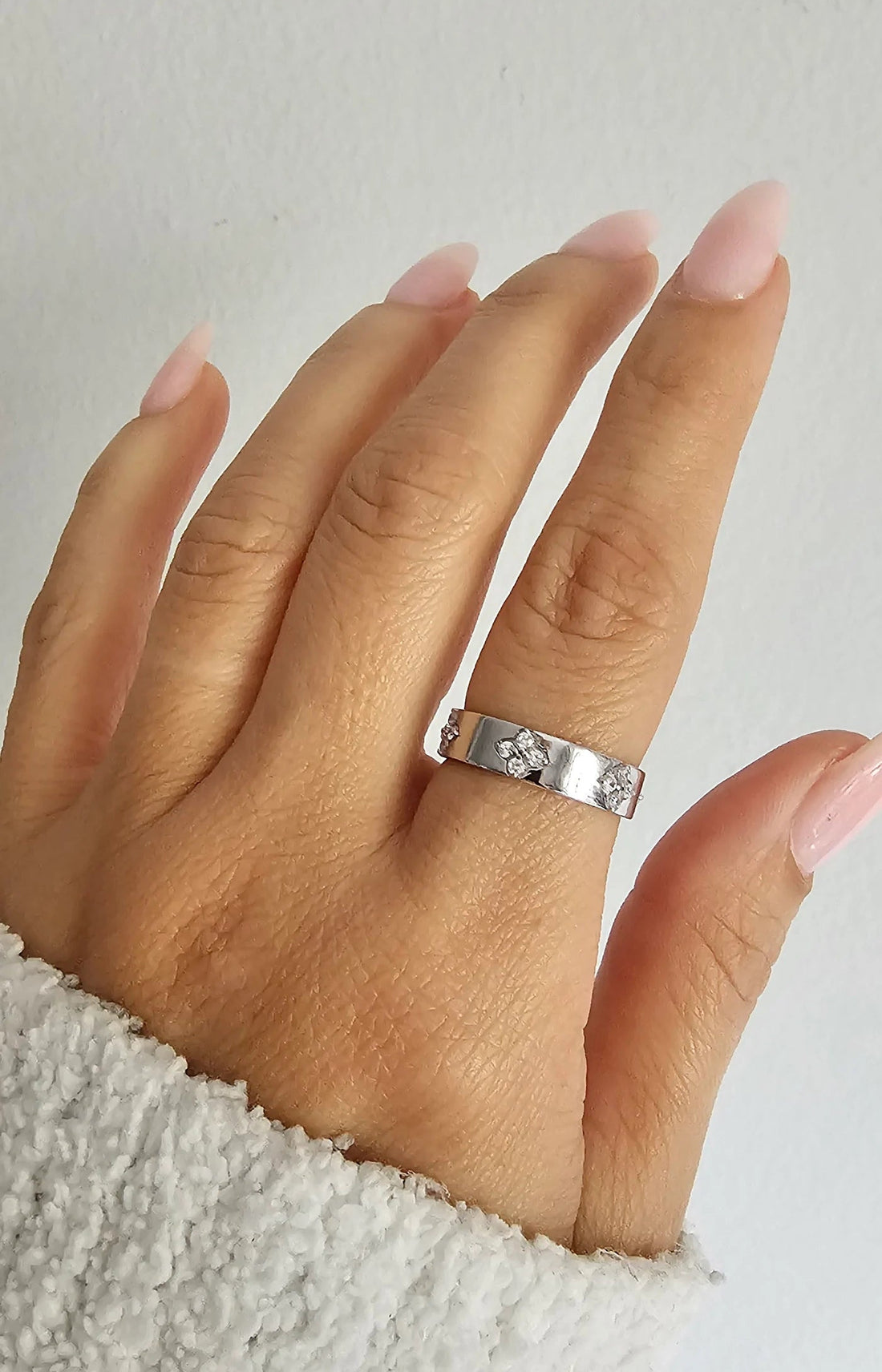 Sterling Silver 925 Flower ring