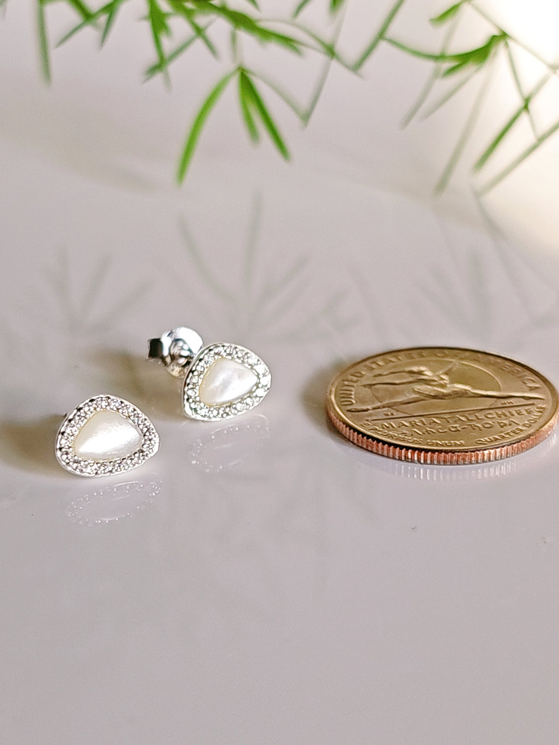 Mother of Pearl Studs Earrings