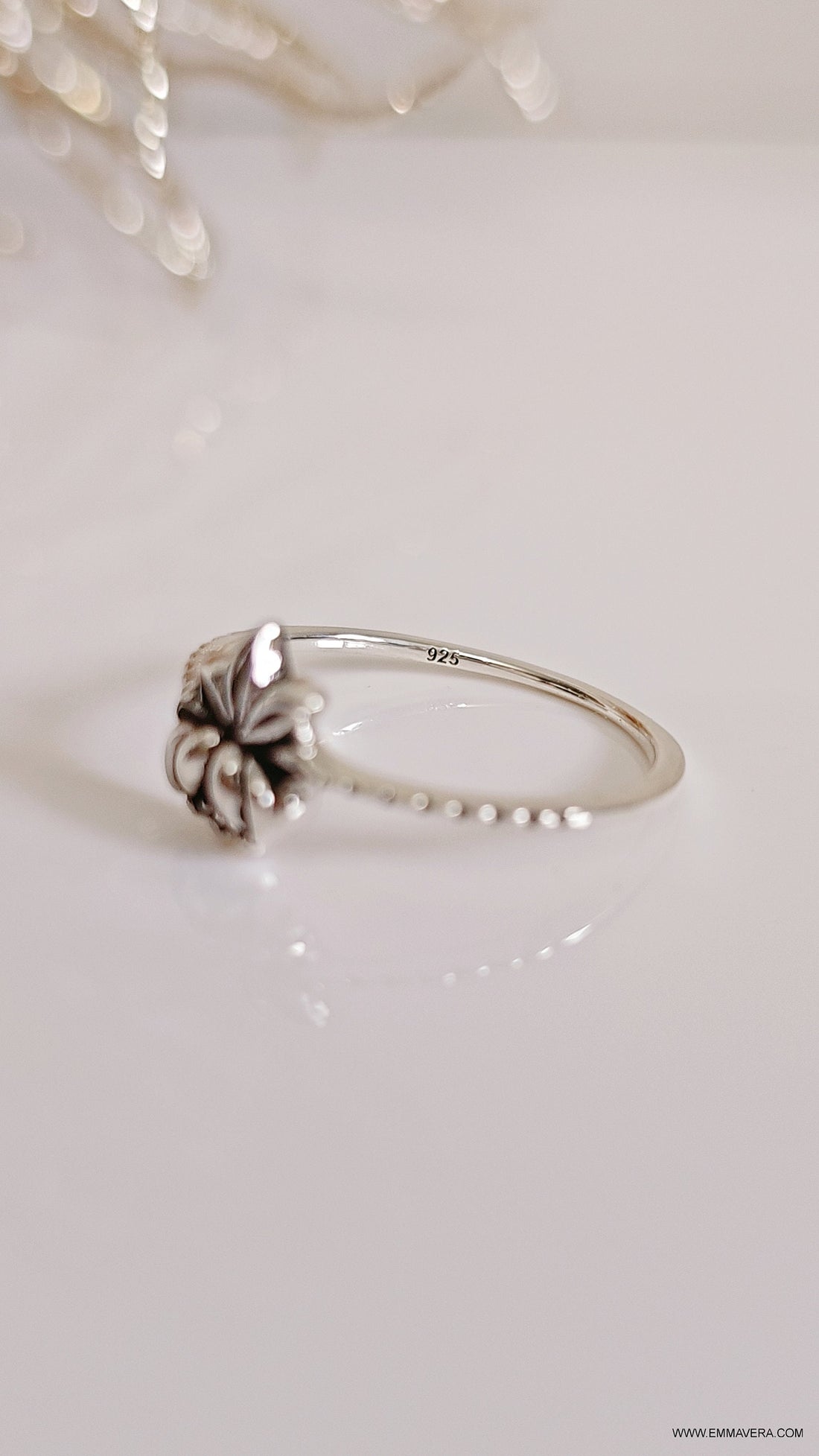 Flower of Heaven Buddhism Ring