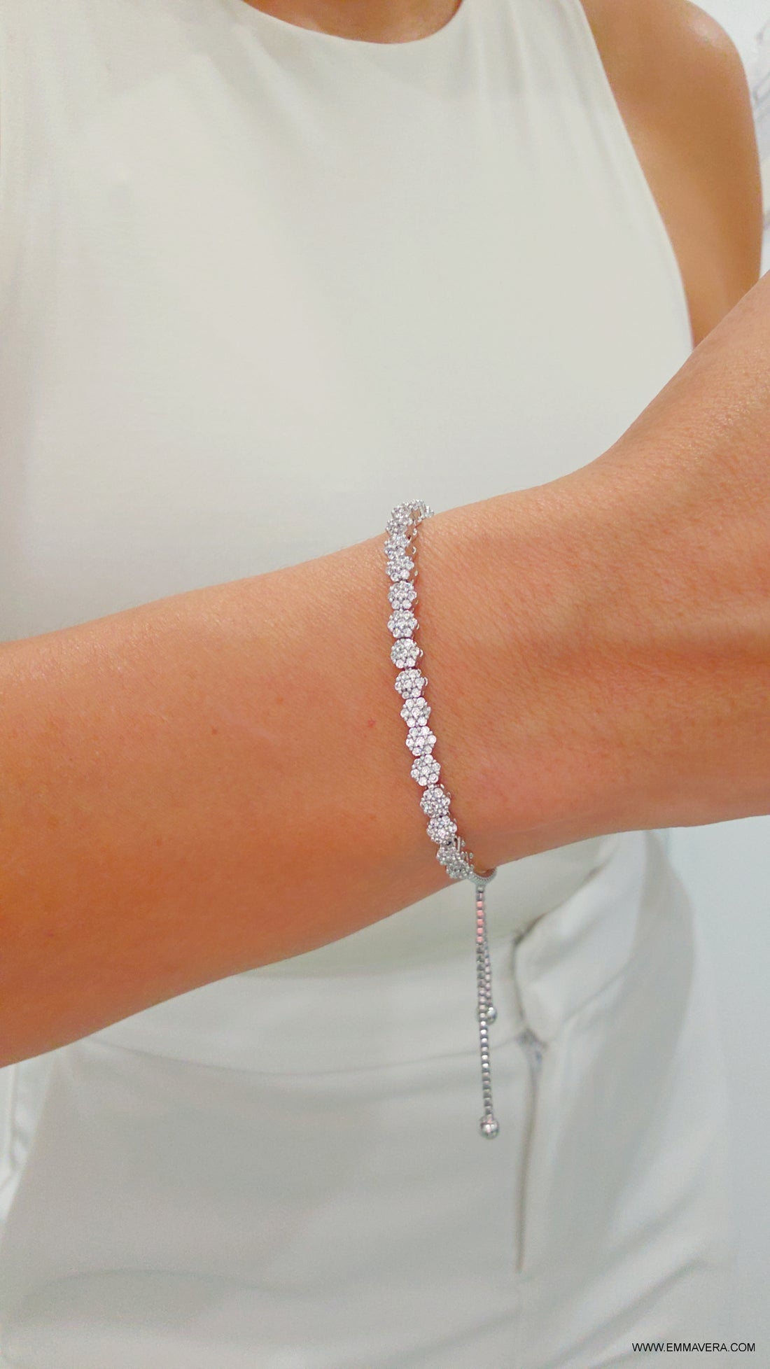 Abby Silver Slider Bracelet