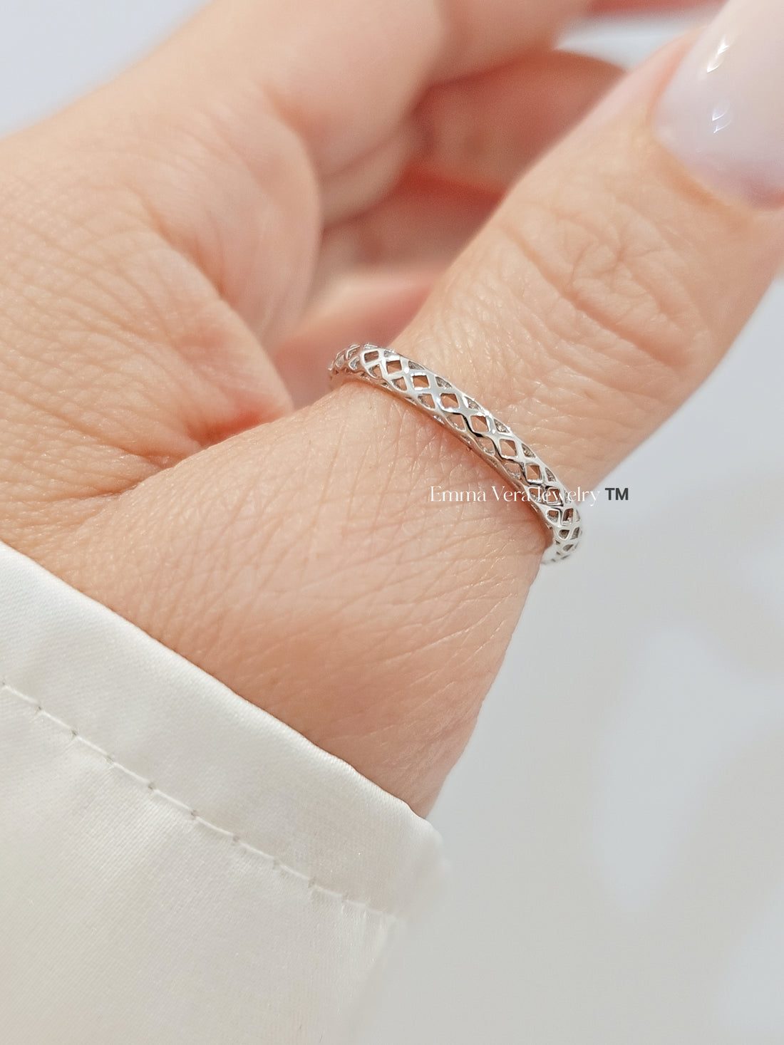 Sterling Silver 925 Simple Statement Band