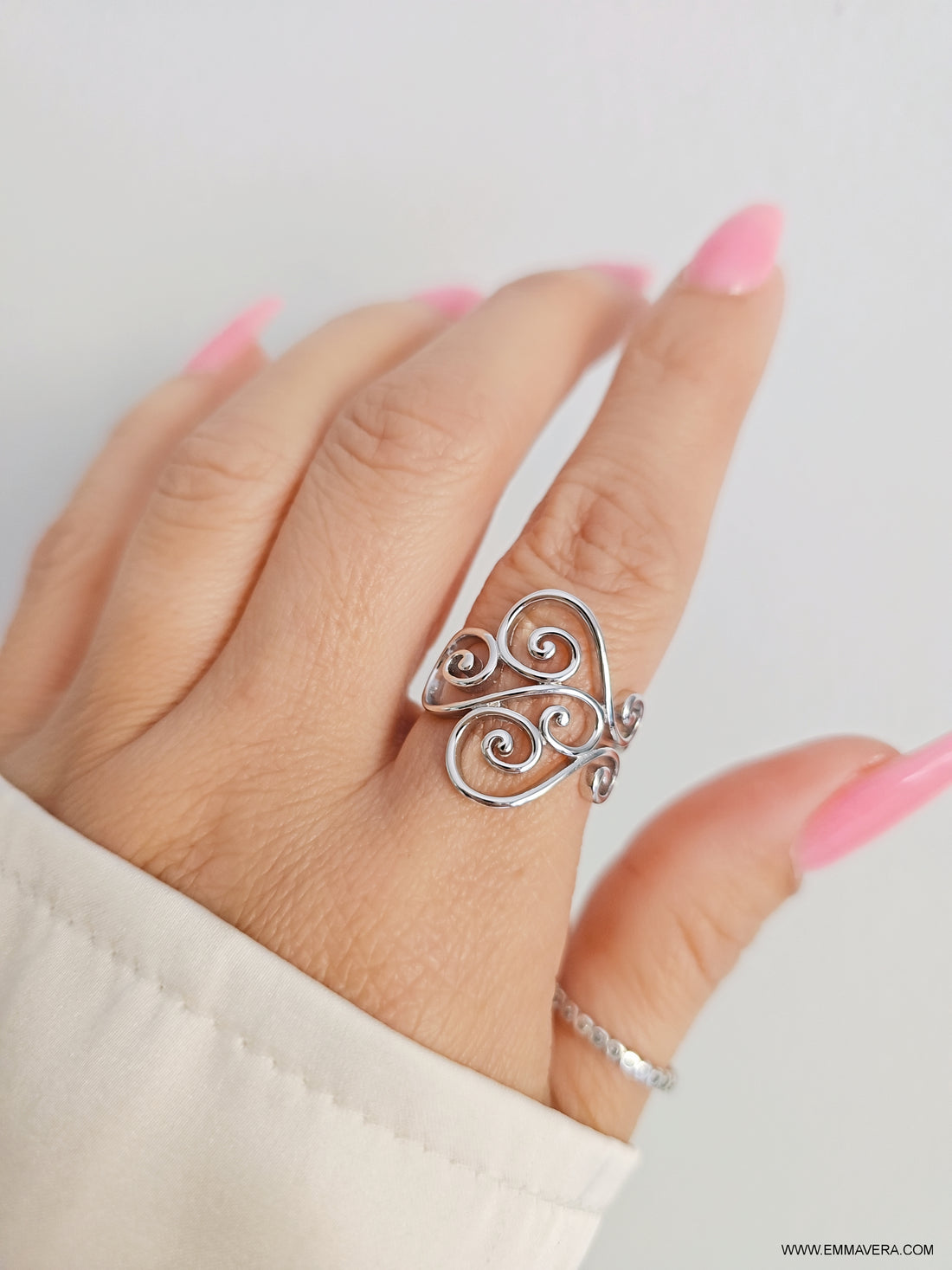 Sterling Silver Filigree Ring