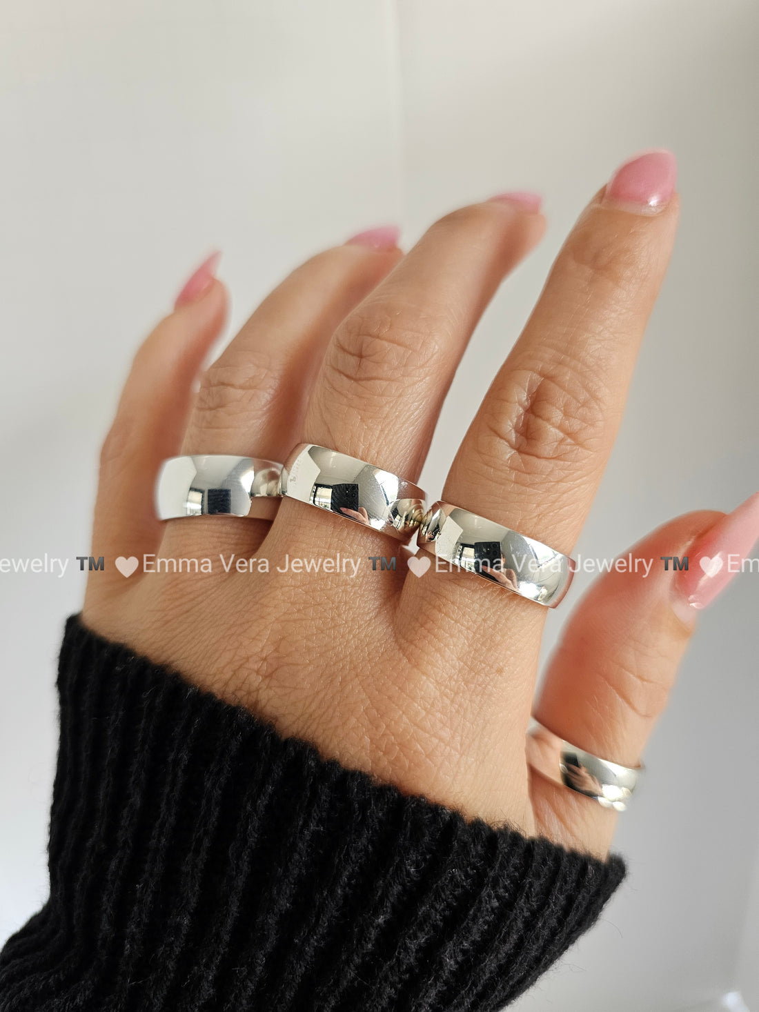 Sterling Silver Bands 2mm to 9mm