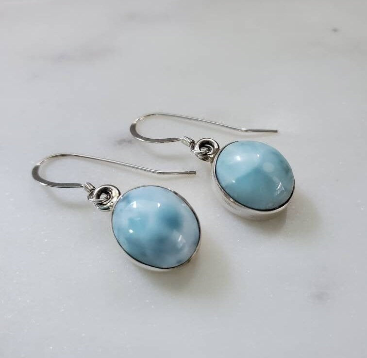 Larimar Stone Earrings