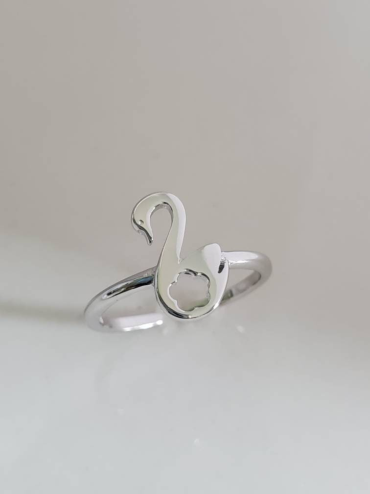 Sterling Silver Swam Toe Ring